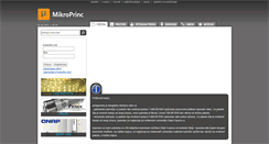 Desktop Screenshot of mikroprinc.com